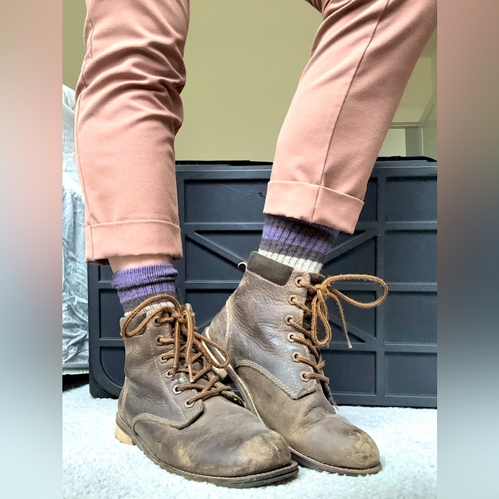 Kodiak Waterproof Leather Work Boots Brown Size 8.5